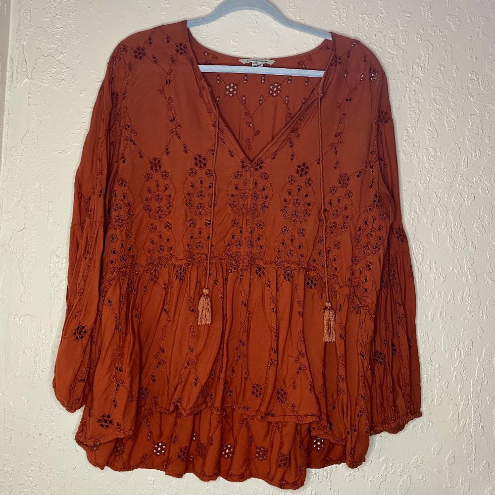 American Eagle Boho Blouse